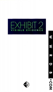 Various Artists Exhibit 2: Visible Evidence United Kingdom VHS Video 791214 product image photo cover